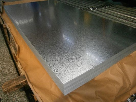 Επιστρώσεις ψευδαργύρου 30G/M2-600G/M2 Ζεστό βουτηγμένο γαλβανισμένο επίπεδο φύλλο μετάλλου με λάκα