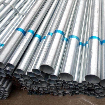 BS 1387 Ζυγισμένοι σωλήνες από χάλυβα 40-60g/M2 ERW Steel Tube
