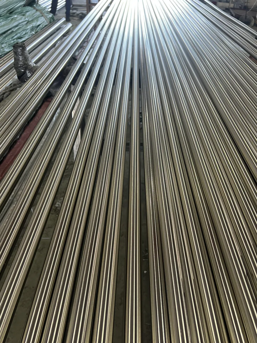 Stainless Steel Sanitary Pipe Round Bead Crushed Polished Welded for Pharmacy (HDP-001)